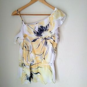 A.Buyer off the shoulder sheer blouse Size L